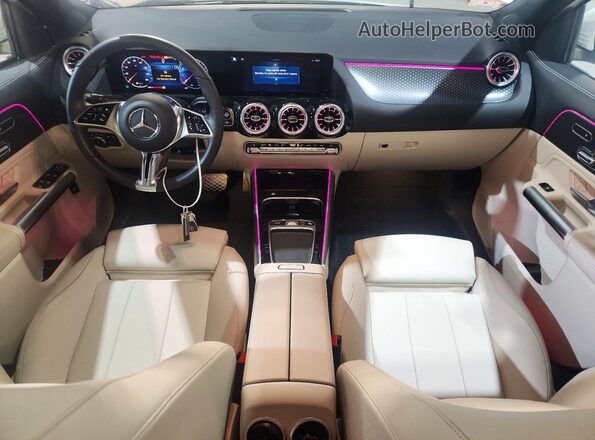 W1N4N4HB7SJ736116 2025 MERCEDES-BENZ GLA White Widok deski rozdzielczej