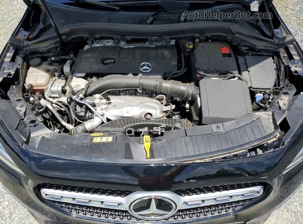 W1N4N4HB9MJ304002 2021 MERCEDES-BENZ GLA Black Engine compartment view