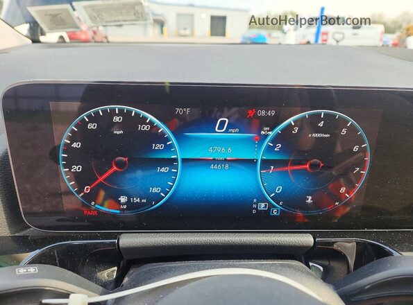 W1N4N4HB9PJ480844 2023 MERCEDES-BENZ GLA Black Вид щитка приладів