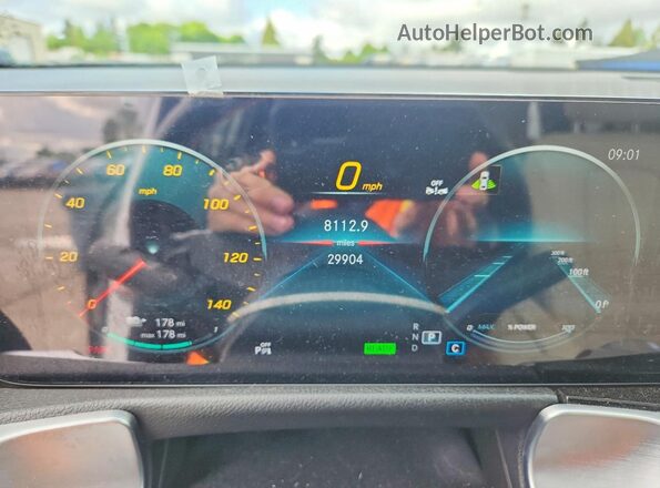 W1N9M0KB0NN009777 2022 MERCEDES-BENZ EQB White Vista del cuadro de instrumentos