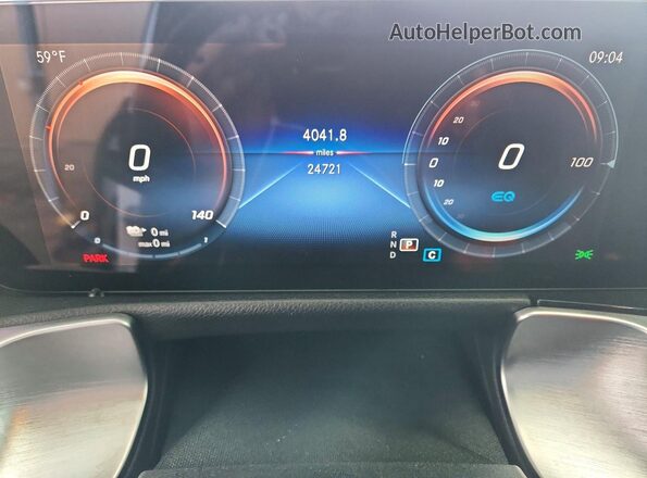 W1N9M0KB2PN052911 2023 MERCEDES-BENZ EQB White ხელსაწყოთა პანელის ხედი