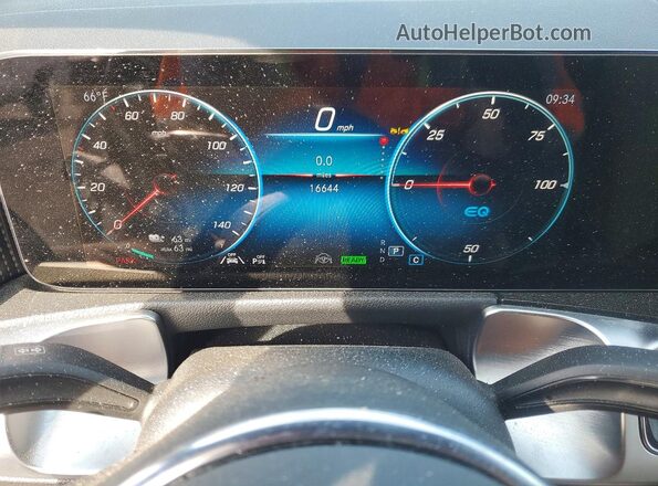 W1N9M0KB2PN068087 2023 MERCEDES-BENZ EQB White Вид щитка приладів