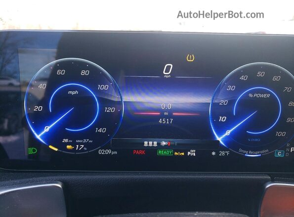 W1N9M0KB4SN153411 2025 MERCEDES-BENZ EQB White ხელსაწყოთა პანელის ხედი