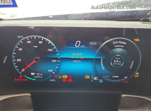 W1N9M0KB7PN025395 2023 MERCEDES-BENZ EQB Черный Вид щитка приборов