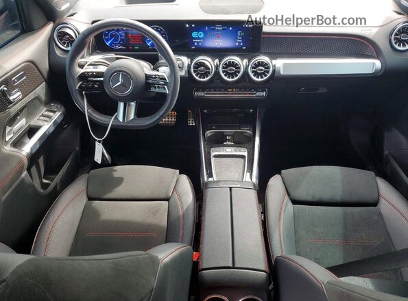 W1N9M0KB8RN109535 2024 MERCEDES-BENZ EQB White Առջևի վահանակի տեսք