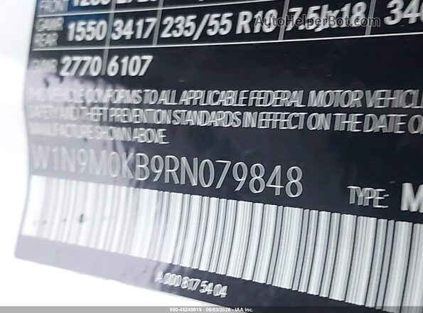 W1N9M0KB9RN079848 2024 MERCEDES-BENZ EQB 300 SUV White Widok komory silnika