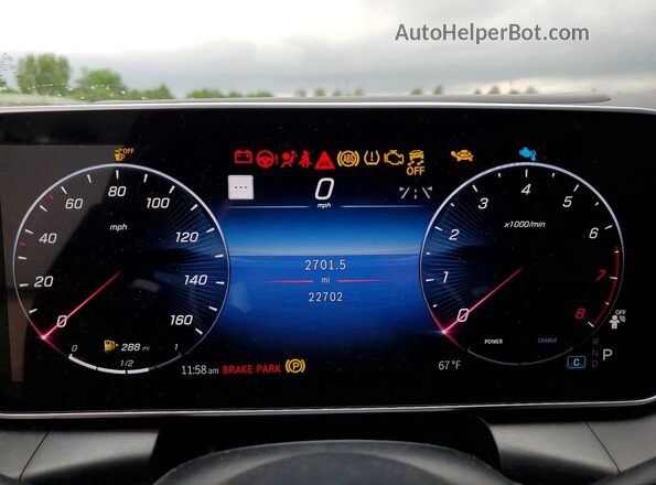 W1NKJ4HB1RF129502 2024 MERCEDES-BENZ GLC-CLASS Black Vista del cuadro de instrumentos