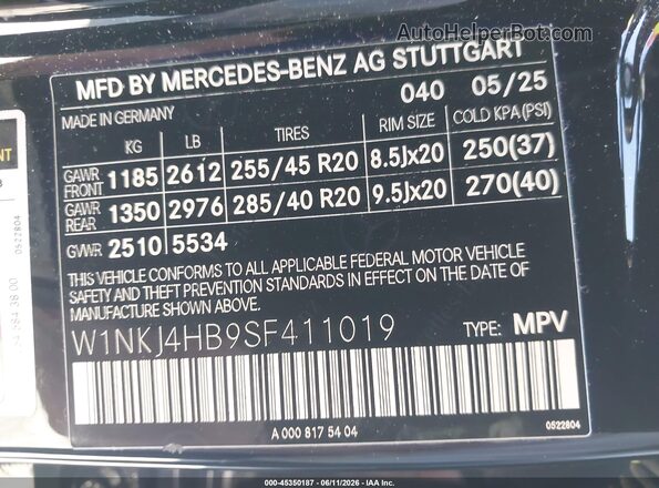 W1NKJ4HB9SF411019 2025 MERCEDES-BENZ GLC 300 Black Вид підкапотного простору