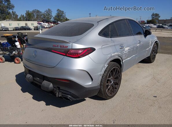 W1NKJ8AB4SF271916 2025 MERCEDES-BENZ AMG GLC 63 COUPE Silver Rear right
