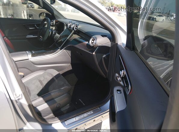 W1NKJ8AB4SF271916 2025 MERCEDES-BENZ AMG GLC 63 COUPE Silver Front interior view