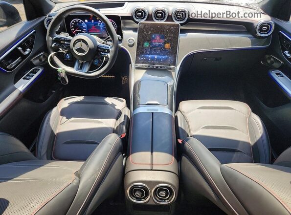 W1NKJ8ABXSF289949 2025 MERCEDES-BENZ GLC-CLASS Black წინა პანელის ხედი