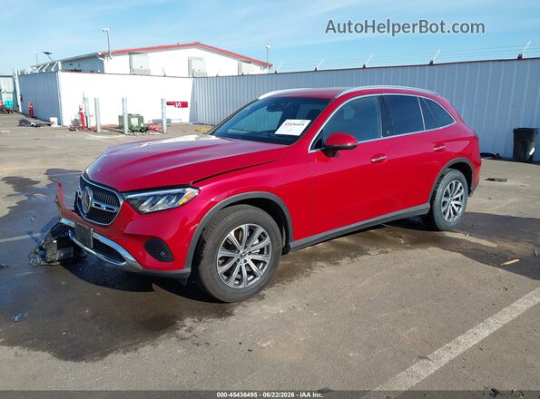 W1NKM4HB0RF079599 2024 MERCEDES-BENZ GLC 300 Red Передня ліва чверть