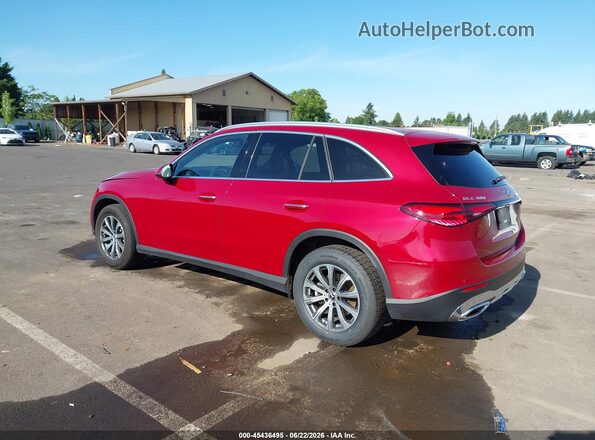 W1NKM4HB0RF079599 2024 MERCEDES-BENZ GLC 300 Red Задня ліва чверть