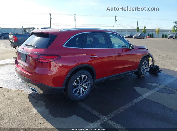 W1NKM4HB0RF079599 2024 MERCEDES-BENZ GLC 300 Red Задня права чверть