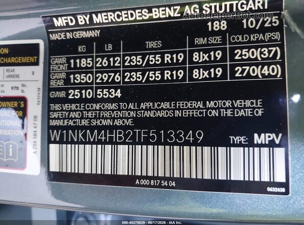 W1NKM4HB2TF513349 2026 MERCEDES-BENZ GLC 300 Green Вид підкапотного простору