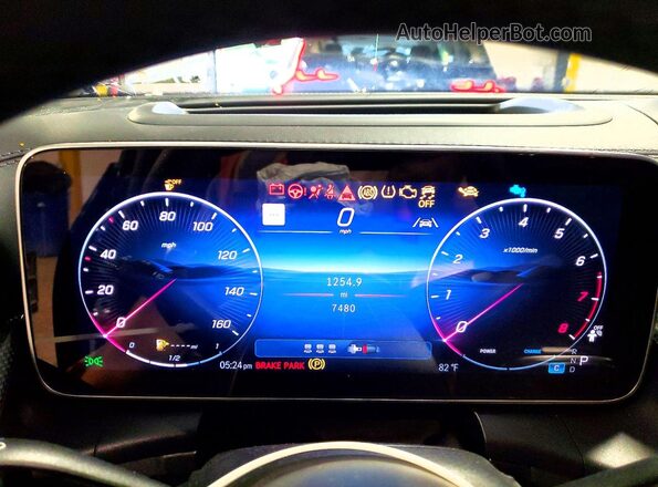 W1NKM4HB3SF393396 2025 MERCEDES-BENZ GLC-CLASS Черный Вид щитка приборов