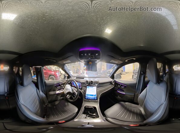 W1NKM4HB3SF393396 2025 MERCEDES-BENZ GLC-CLASS Черный Панорамный вид салона 360°