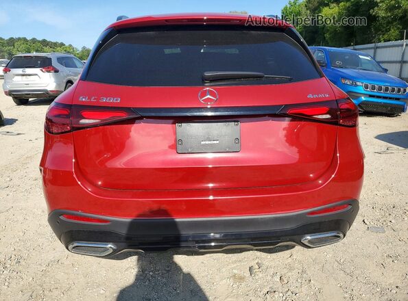 W1NKM4HB4SF291184 2025 MERCEDES-BENZ GLC-CLASS Red უკანა ხედი