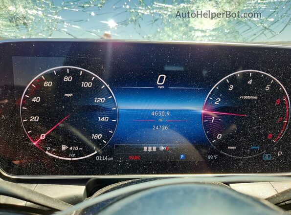 W1NKM4HB5RF158959 2024 MERCEDES-BENZ GLC-CLASS Синий Вид щитка приборов