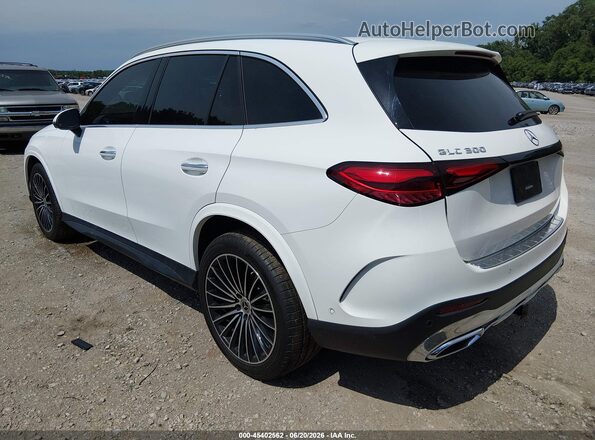 W1NKM4HB7SF277425 2025 MERCEDES-BENZ GLC 300 White Задня ліва чверть