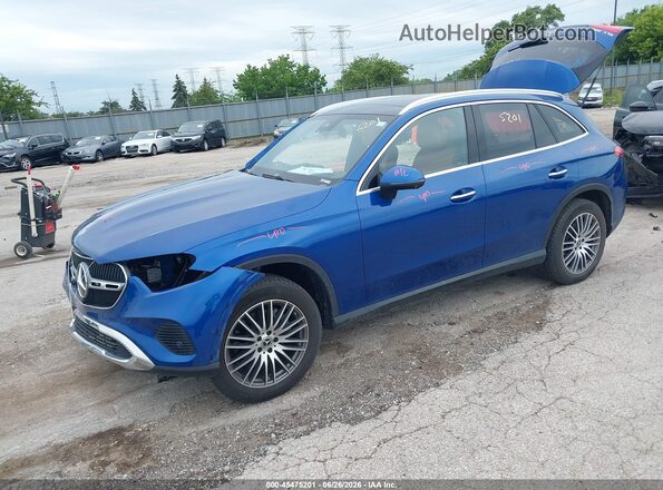 W1NKM4HB9PU034170 2023 MERCEDES-BENZ GLC 300 Blue Передня ліва чверть