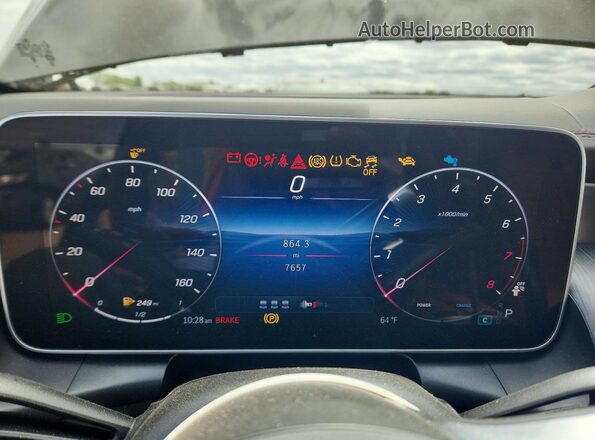 W1NKM4HB9SF342386 2025 MERCEDES-BENZ GLC-CLASS Black Instrument cluster view