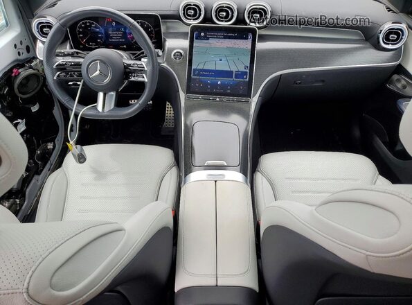 W1NKM4HBXSF265964 2025 MERCEDES-BENZ GLC-CLASS White Dashboard view