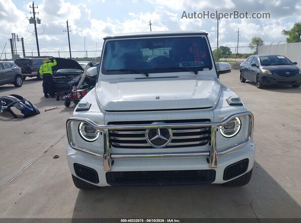 W1NWH1AB7SX021147 2025 MERCEDES-BENZ G 550 White Instrument cluster view