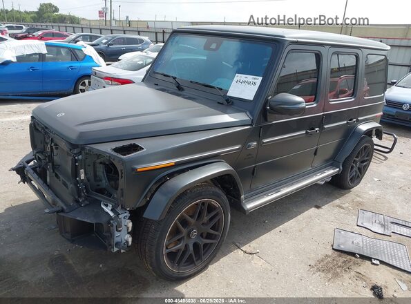 W1NYC7HJ5NX442425 2022 MERCEDES-BENZ AMG G 63 Черный Передняя левая четверть