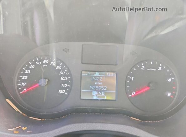 W1W4ECHY0LT044117 2020 MERCEDES-BENZ SPRINTER White Vista del cuadro de instrumentos