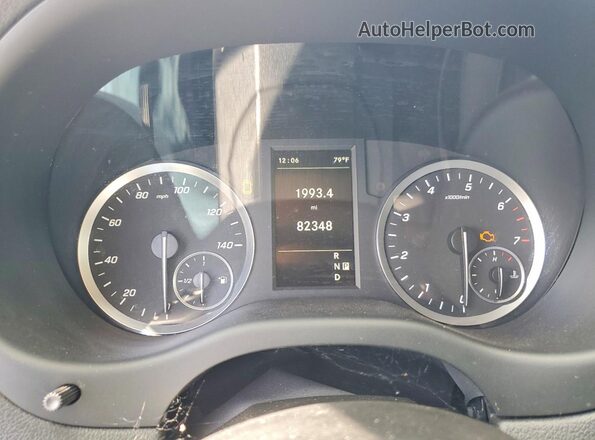 W1WV0FEY9P4334297 2023 MERCEDES-BENZ METRIS White Vista del cuadro de instrumentos