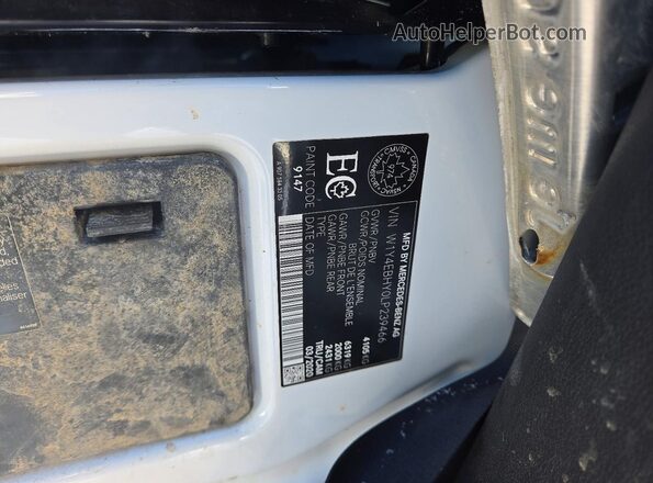 W1Y4EBHY0LP239466 2020 MERCEDES-BENZ SPRINTER White Widok komory silnika