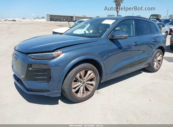 WA122BGFXSA030896 2025 AUDI Q6 E-TRON Blue Передня ліва чверть