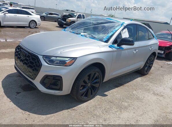 WA124AFY6R2043785 2024 AUDI SQ5 Gray Առջևի ձախ երեք քառորդ տեսարան