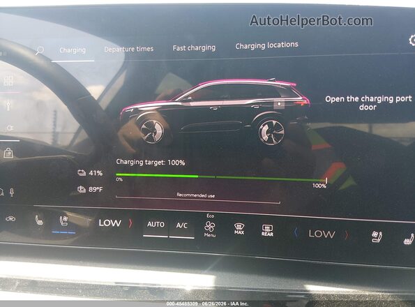 WA124BGF1SA044731 2025 AUDI Q6 E-TRON Черный 