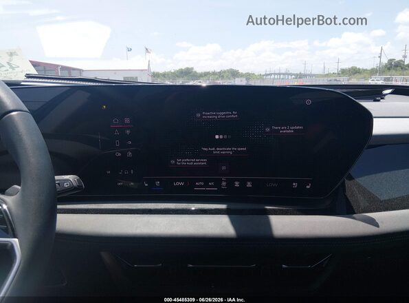 WA124BGF1SA044731 2025 AUDI Q6 E-TRON Черный 