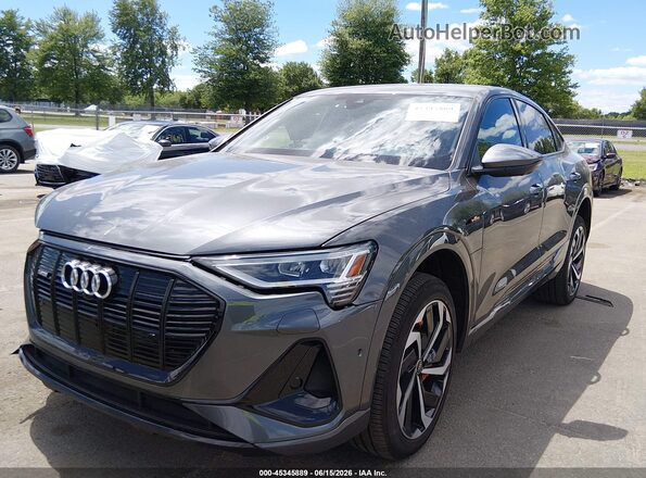 WA12AAGE8PB004576 2023 AUDI E-TRON Gray Vista tres cuartos delantera izquierda