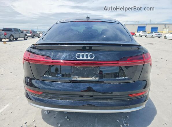 WA12ABGE9LB033052 2020 AUDI E-TRON Black Widok z tyłu