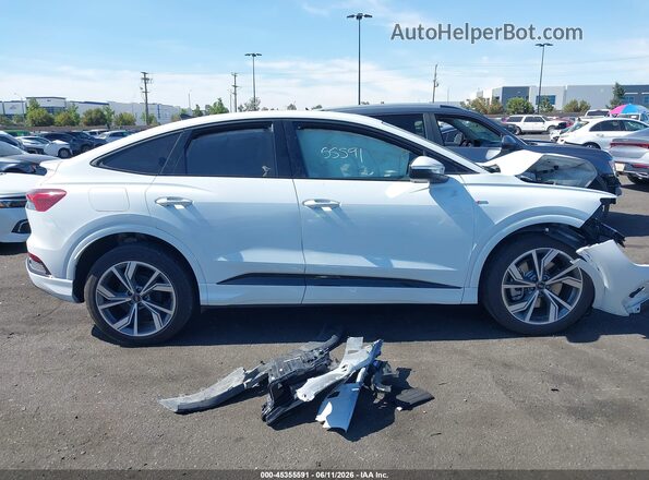 WA12UBFZ3SP044030 2025 AUDI Q4 E-TRON White Панорамний вид салону 360°
