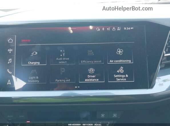 WA12UBFZ3SP044030 2025 AUDI Q4 E-TRON White 