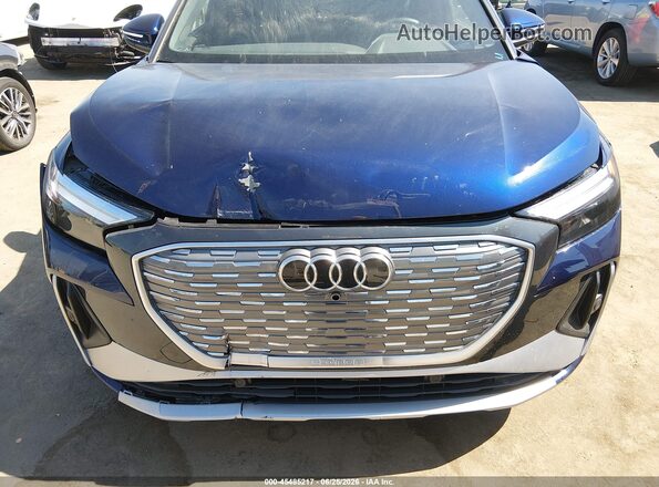 WA12UBFZ7SP057153 2025 AUDI Q4 E-TRON Blue Widok z przodu