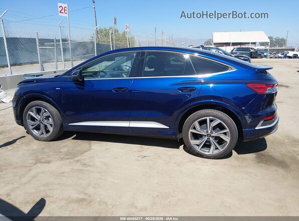 WA12UBFZ7SP057153 2025 AUDI Q4 E-TRON Blue Widok wnętrza 360 stopni
