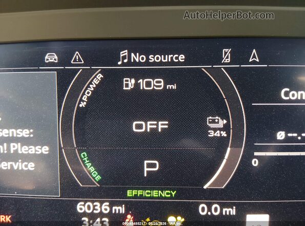 WA12UBFZ7SP057153 2025 AUDI Q4 E-TRON Blue 