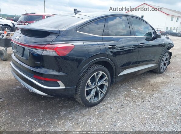 WA142BFZ8PP004189 2023 AUDI Q4 E-TRON Black Tył prawy