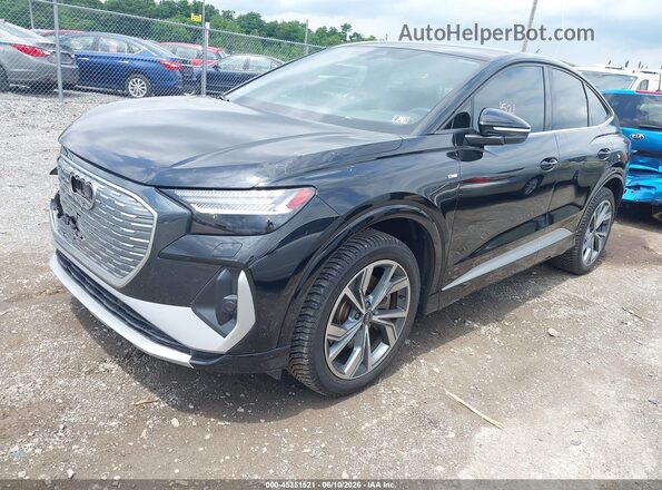 WA142BFZ8PP004189 2023 AUDI Q4 E-TRON Black Przód lewy