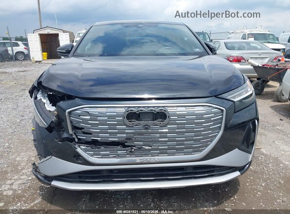 WA142BFZ8PP004189 2023 AUDI Q4 E-TRON Black Widok zestawu wskaźników