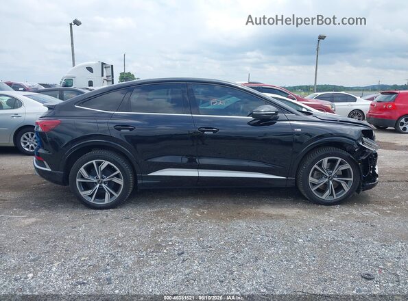 WA142BFZ8PP004189 2023 AUDI Q4 E-TRON Black Widok wnętrza z tyłu