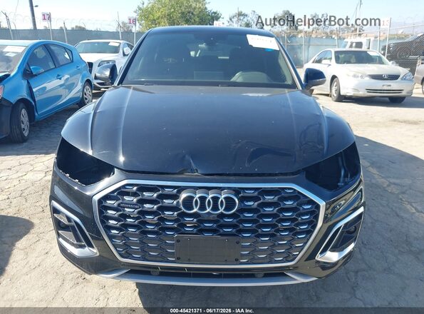 WA14AAFY4M2098536 2021 AUDI Q5 Black უკანა სალონის ხედი