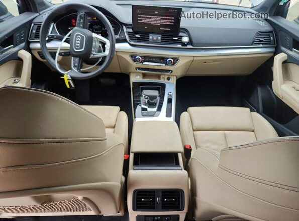 WA15AAFY4S2045966 2025 AUDI Q5 Black Вид панелі приладів