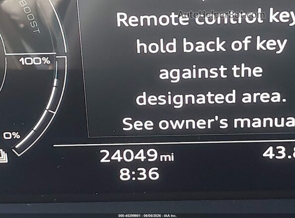 WA15AAGE0RB020190 2024 AUDI Q8 E-TRON Белый Панорамный вид салона 360°